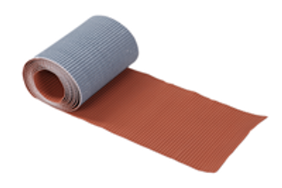 Alphaflex Wave Loodvervanger rood - 30 cm x 5 m