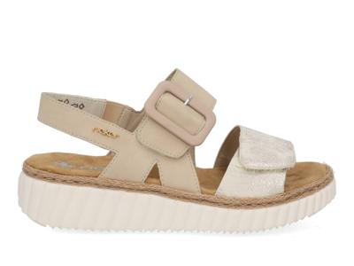 Rieker 69260 60 beige gold Beige maat 36