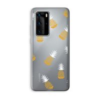 Ananasjes: Huawei P40 Pro Transparant Hoesje