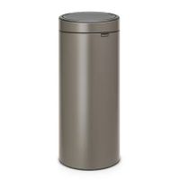 Brabantia - 115363 - Poubelle Touch Bin Unie New, 30 L - Acier Inoxydable Platinium - thumbnail