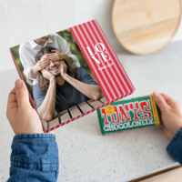 Giftbox met reep Tony&apos;s Chocolonely bedrukken - Hazelnoot