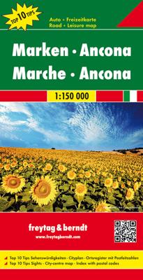 Wegenkaart - landkaart 623 Marche - Marken - Ancona | Freytag & Berndt Wegenkaart - landkaart 623 Marche - Marken - Ancona | Freytag & Berndt