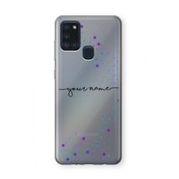 Sterren: Samsung Galaxy A21s Transparant Hoesje