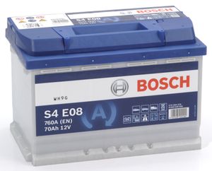 Bosch Blue auto accu S4E08 - 70Ah - 760A - aangepast voor voertuigen met start-stopsysteem S4E08