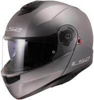 LS2 opklapbare helm "ff908 strobe ii solid" helmet ff908 strob.ii solid xl titanium matt