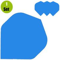 Lena Poly Plain Dartflights - Blauw