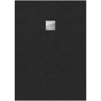 Villeroy & Boch Excello douchevloer - 140x100cm - polyurethaan/acryl Nature Anthracite uda1410exc2v-1n