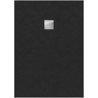 Villeroy & Boch Excello douchevloer - 140x100cm - polyurethaan/acryl Nature Anthracite uda1410exc2v-1n
