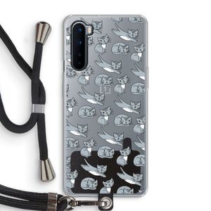 Poezen: OnePlus Nord Transparant Hoesje met koord
