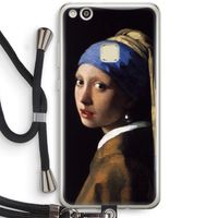 The Pearl Earring: Huawei Ascend P10 Lite Transparant Hoesje met koord