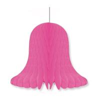 Kerstklokken lampionnen - roze - 30 x 30 cm - Kerstversiering - Papier