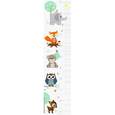 Designed4Kids groeimeter Lovely Animal Designed4Kids groeimeter Lovely Animal