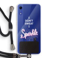 Sparkle quote: Honor Play 8A Transparant Hoesje met koord