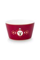 Pip Studio Kom Love Birds Medallion Hert Donkerrood 15cm