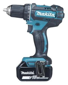 Makita DDF482RFJ DDF482RFJ Accu-schroefboormachine 18 V 3 Ah Li-ion Incl. 2 accus, Incl. koffer