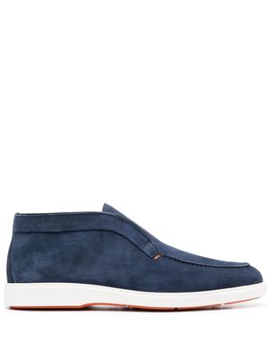 Santoni chaussures Dragon en daim - Bleu