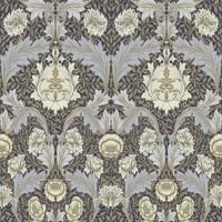 Dutch Wallcoverings Hidden Tr2 -Myrtle Blue/White - Blauw/Wit