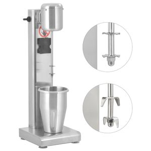 VidaXL Milkshake mixer 1 l roestvrij staal
