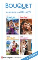 Bouquet e-bundel nummers 4289 - 4292 - Miranda Lee, Millie Adams, Pippa Roscoe, Caitlin Crews - ebook