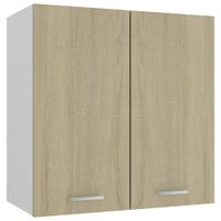 Hangkast 60x31x60 cm bewerkt hout sonoma eikenkleurig