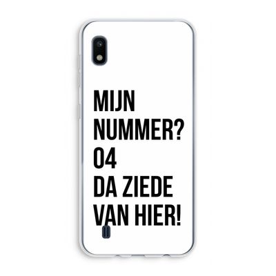 Da ziede van hier: Samsung Galaxy A10 Transparant Hoesje