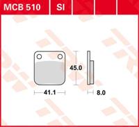 TRW Remblokken, en remschoenen voor de moto, MCB510 Allround organisch