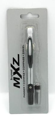 Bruynzeel mxz passer 2 mm inclusief 2 reserve potloodjes zilvergrijs