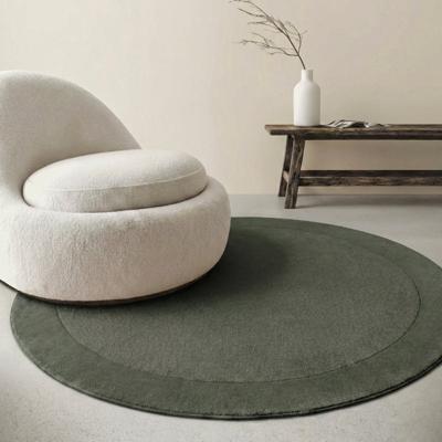 Vloerkleed Kari Rond - Groen Xcm - - Dekbed-Discounter.nl