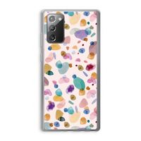Terrazzo Memphis Pink: Samsung Galaxy Note 20 / Note 20 5G Transparant Hoesje Terrazzo Memphis Pink: Samsung Galaxy Note 20 / Note 20 5G Transparant Hoesje