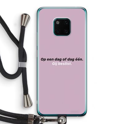 gij beslist: Huawei Mate 20 Pro Transparant Hoesje met koord