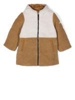 Liewood manteau zippé en peau lainée artificielle - Marron