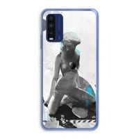 I will not feel a thing: Xiaomi Redmi 9T Transparant Hoesje