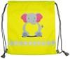 Korntex KX175 Childrens Gym Bag Funtastic Wildlife - Elephant Yellow - 30 x 40 cm