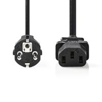 Nedis cegp10030bk50 voedingskabel schuko male - iec-320-c13 5,0 m zwart