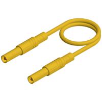 SKS Hirschmann MLS GG 100/1 ge Veiligheidsmeetsnoer Banaanstekker 4 mm Banaanstekker 4 mm 1.00 m Geel 1 stuk(s)