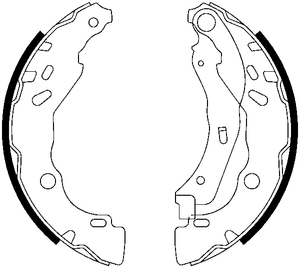 Remschoenset ATE, u.a. fÃ¼r Peugeot, CitroÃ«n, DS