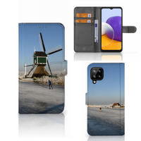 Samsung Galaxy A22 4G | M22 Flip Cover Schaatsers