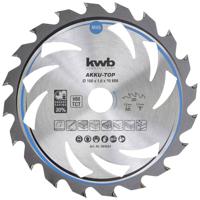 kwb 584554 Hardmetaal-cirkelzaagblad 160 x 20 x 1.0 mm Aantal tanden: 20 1 stuk(s)