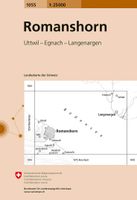 Wandelkaart - Topografische kaart 1055 Romanshorn | Swisstopo - thumbnail