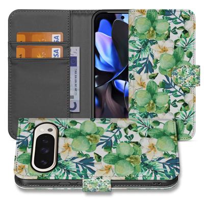 Orchidee Groen Google Pixel 10 Pro Portemonnee Hoesje | Portemonnee hoesje