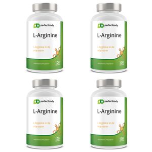 Perfectbody L-arginine Capsules 4-pack - 400 Capsules