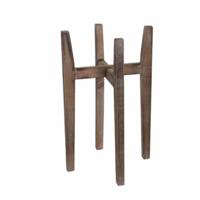 Plantenstandaard - H60 x B32 cm - hout - plantenverhoger - bloempot verhoger