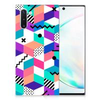 Samsung Galaxy Note 10 | TPU Hoesje | Blokken Kleurrijk
