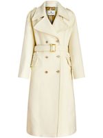 ETRO belted-waist double-breasted coat - Tons neutres - thumbnail