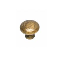 Intersteel Meubelknop Paddenstoel 32mm messing antiek - thumbnail