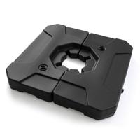 Paraplubak Met Contragewichtbasis Tweedelige Vierkante Voetplaat Met Water Te Vullen Paraplubak Met Handvat