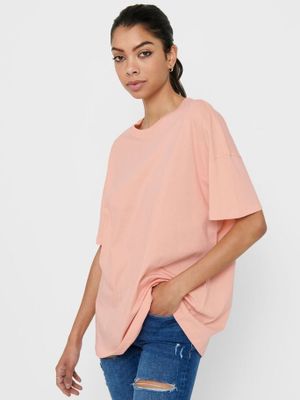 ONLY 15230676 T-shirt Ronde hals Korte mouw Katoen