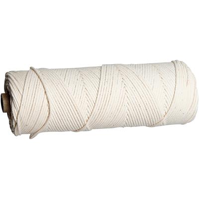 Creativ Company Lont voor bijenwas vellen, voor gebruik met kaarsen die zijn gemaakt van platen bijenwas, afm 3, dikte 2-3 mm, 100 gr, 80 m/ 1 rol