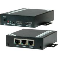ROLINE HDMI Extender via TP, Cat.5/6, cascadeerbaar, 100m