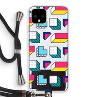 8-bit N°7: Pixel 4 Transparant Hoesje met koord